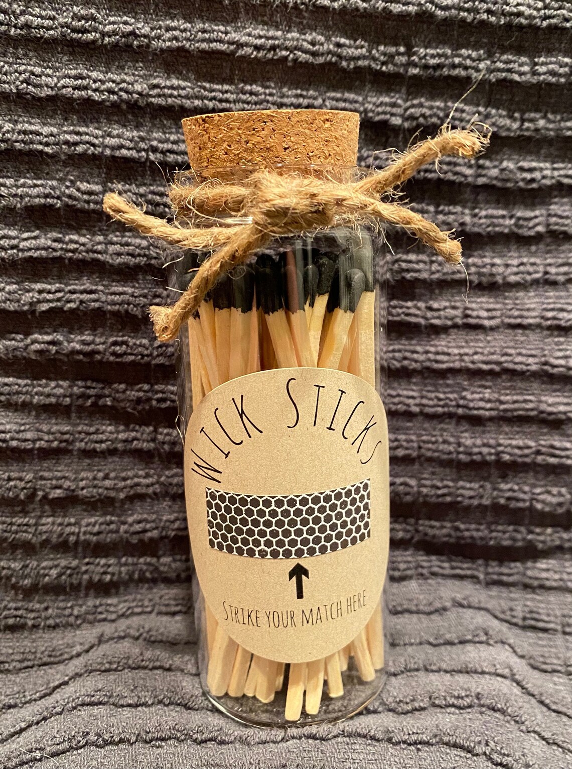 Wick Sticks Black Candle Stick Matches. 50 matches in a Etsy