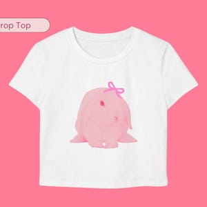 Bunny Bow Coquette Baby Tee