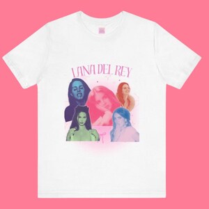 Camiseta unisex inspirada en Lana Del Rey, regalo para amantes de la música, atuendo de concierto, camisa de estilo vintage, mercancía de cultura pop