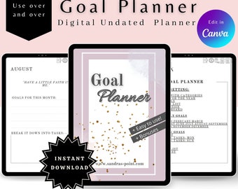 Digital Goal Setting Planner
