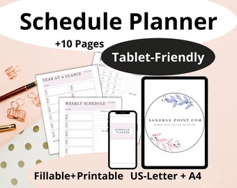 Undated Planner Daily, Monthly, Weekly