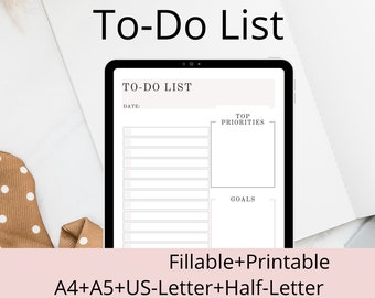 Liste de tâches imprimable