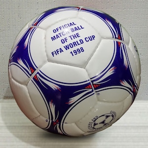 OFFICIAL MATCH BALL OF THE FIFA WORLD CUP 1998 Stock Photo - Alamy
