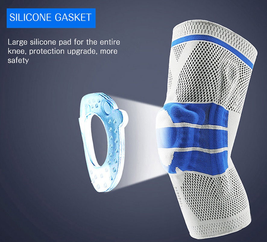 Rodilleras de baloncesto acolchadas de silicio / Rodillera -