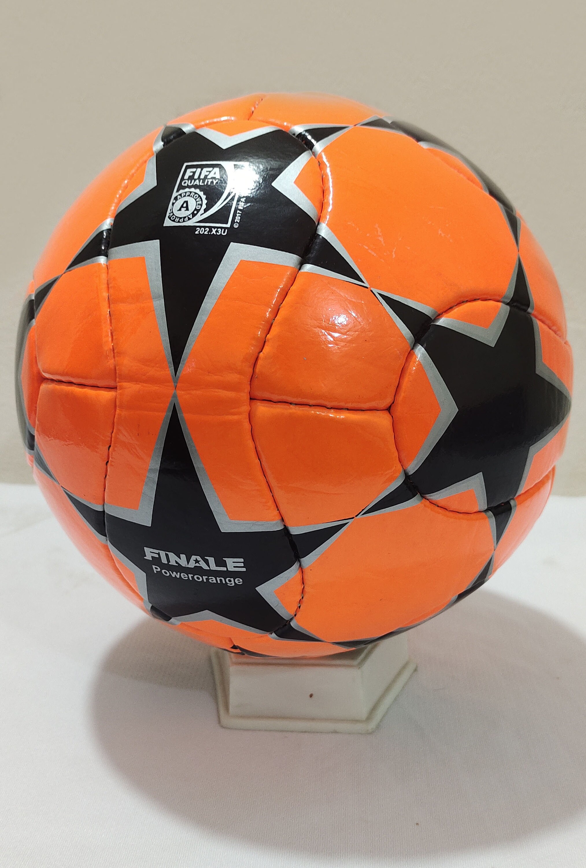 Finale Champions League Soccer Ball Power Orange Football Etsy