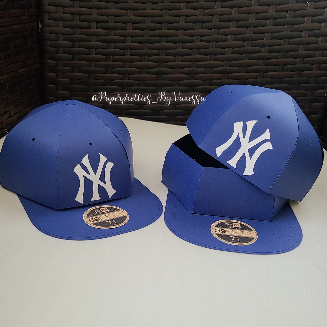 SMALL Baseball Cap Gift Box / Assembled Hat / Gift Box Etsy