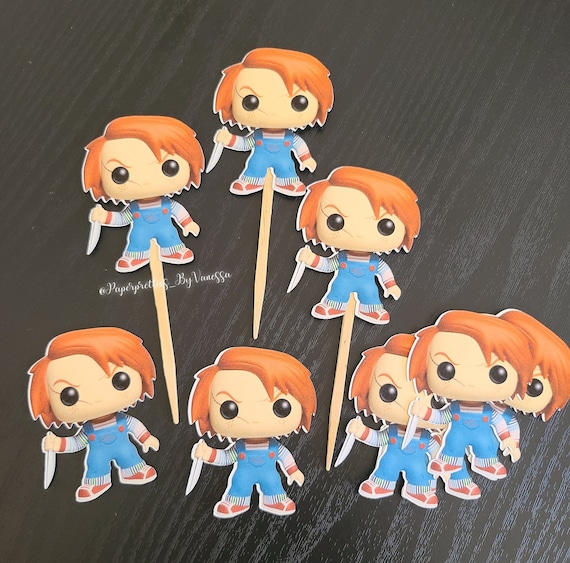 Horror Movie Doll Cupcake Toppers Chucky Doll Cupcake Etsy Horror Movie Doll Cupcake Toppers Chucky Doll Cupcake Etsy