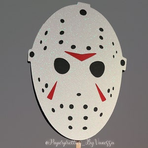 Jason Topper Horror Movie Cake Topper / Jason Voorhees Glitter Cake Topper - Etsy