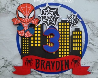 Spiderman Cake Topper