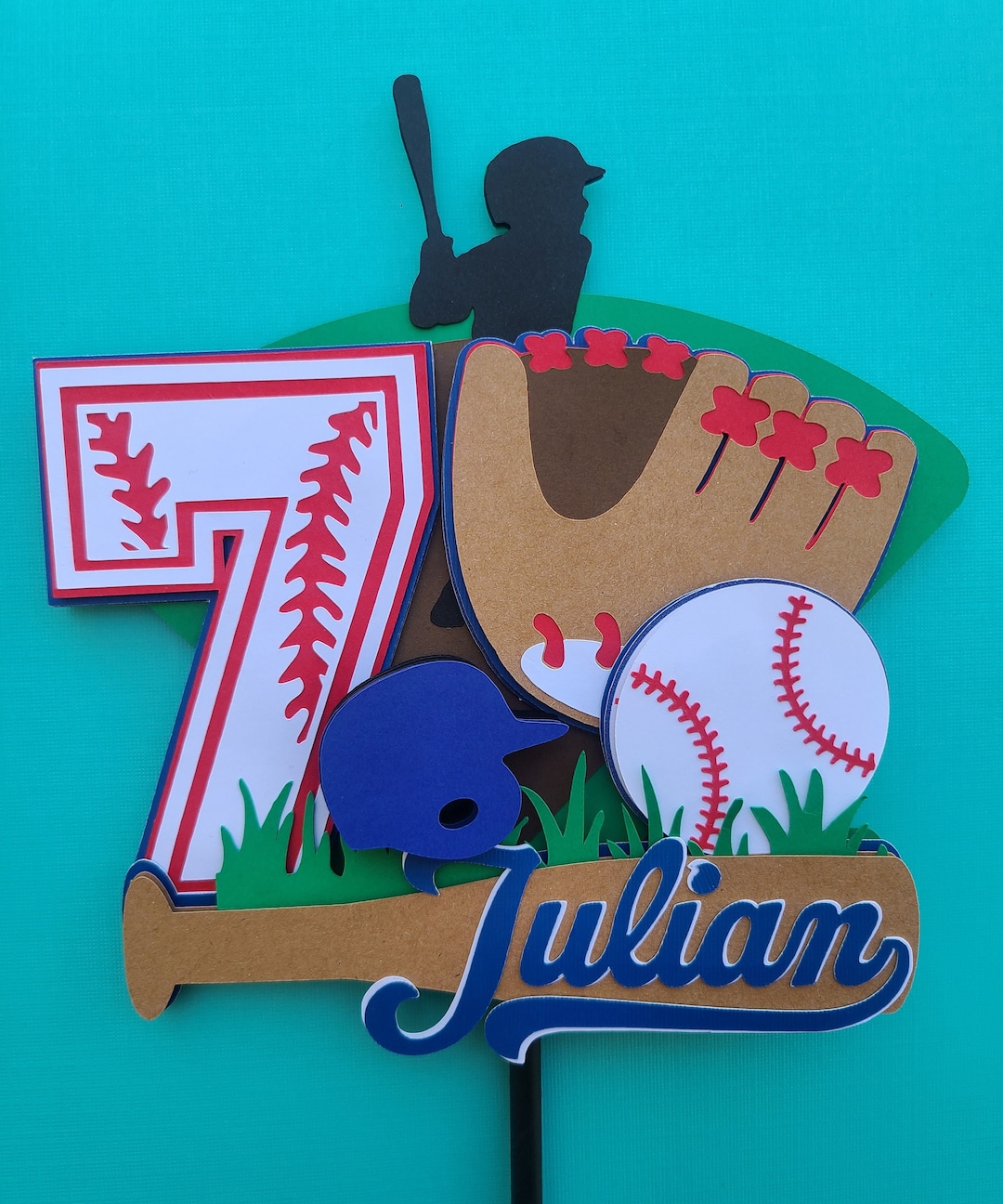 Baseball Cake Topper / Sports Cake Topper / Baseball Cake Etsy