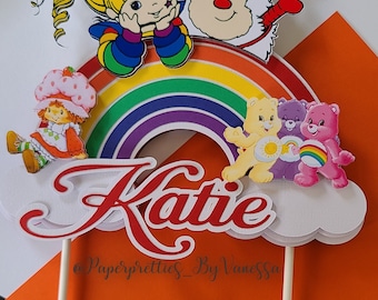 Rainbow Cake Topper