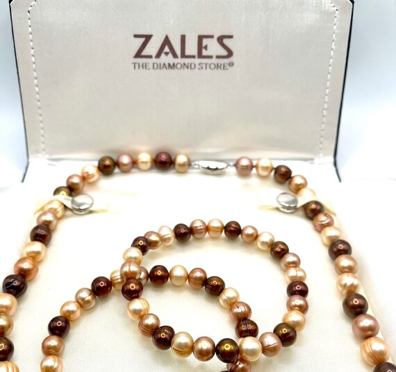 Honora Freshwater Chocolate and Golden 