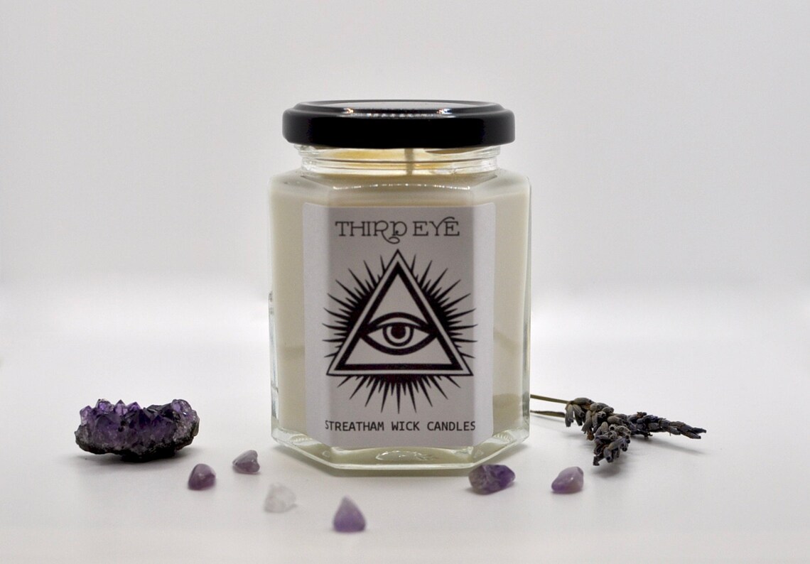 Third Eye Scented Healing Soy Candle Wax Candle Gift Etsy