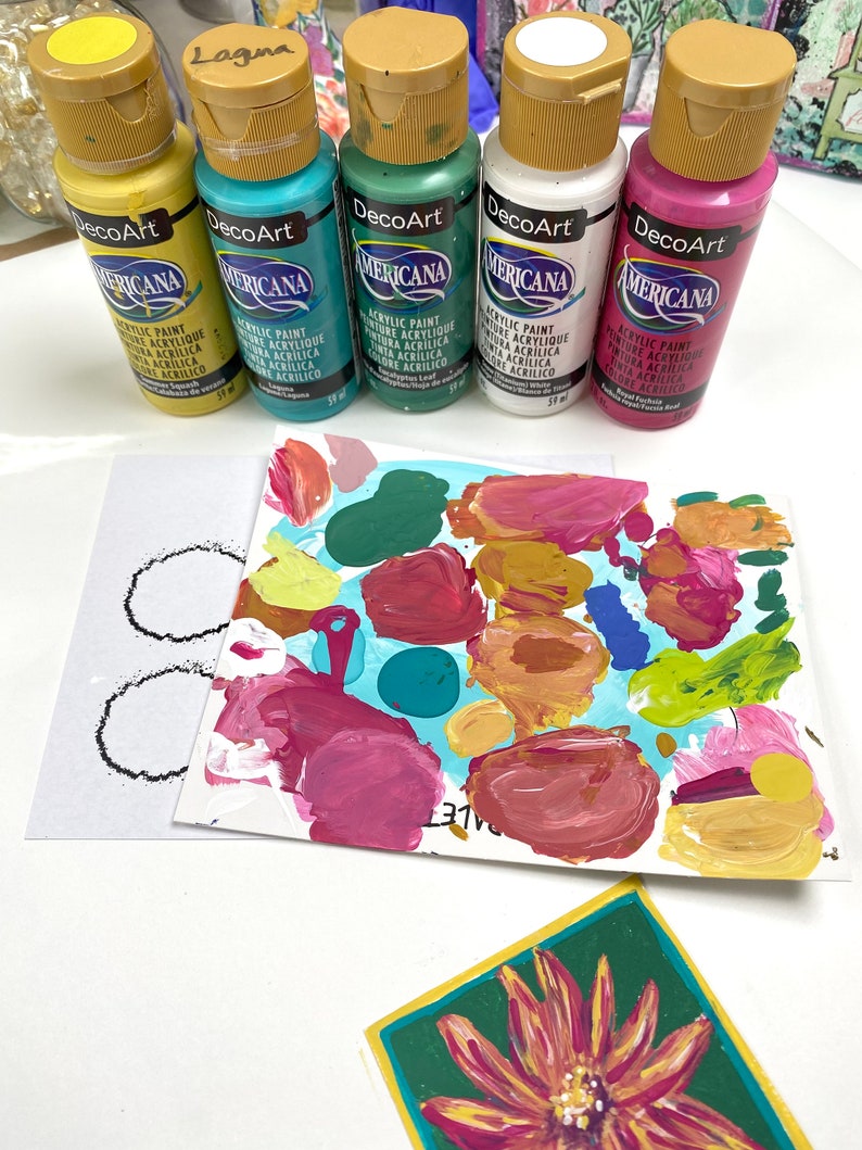 Disposable Paint Palette Reusable Paper Paint Palette image 2