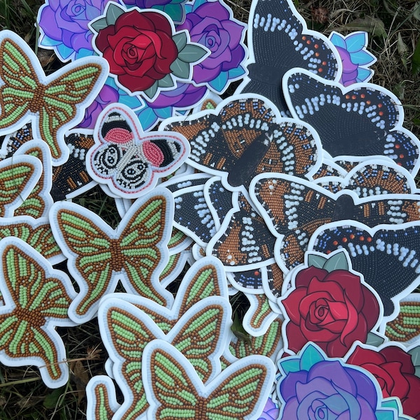 Vinyl Stickers of Indigenous Art