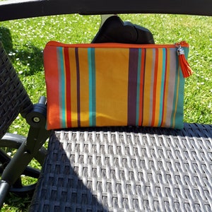 Trousse Jade en tissus et fait main