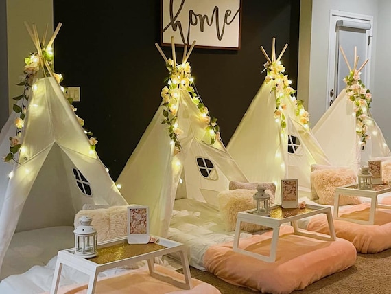 Teepee Sleepover Party RENTAL Priced per Tent / Child - Etsy Israel