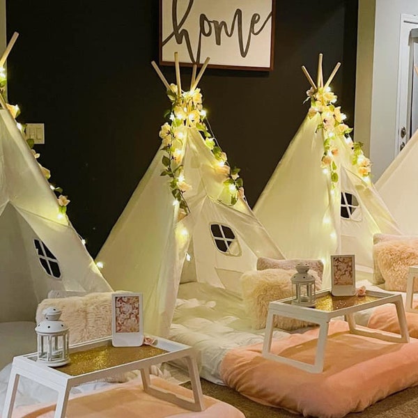 Teepee Sleepover Party RENTAL - priced per tent / child