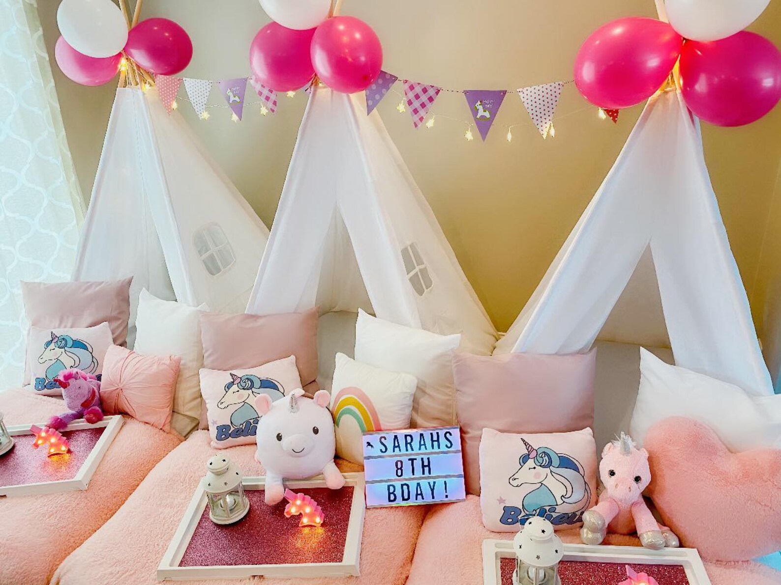 Teepee Sleepover Party RENTAL Priced per Tent / Child Etsy