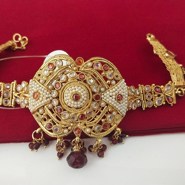 Indian Jewellery bajubandh Armband Indian Jewelry Party wear Arm bandh Baju Bandh  Bollywood Ethnic Handcrafted Indian Baju Bandh