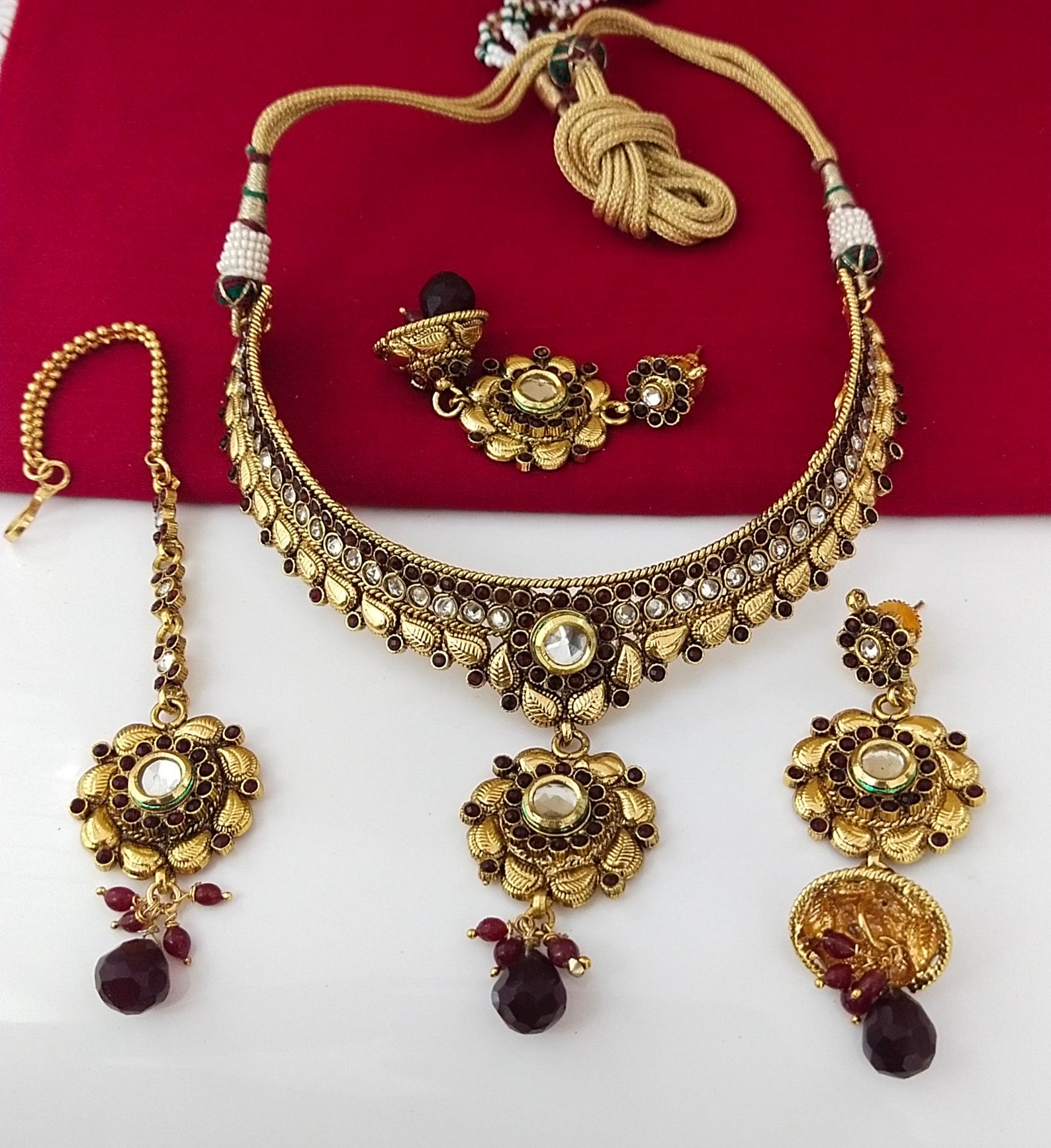 Handmade Indian Jewellery Indian Fashion Jewelry Necklace Etsy