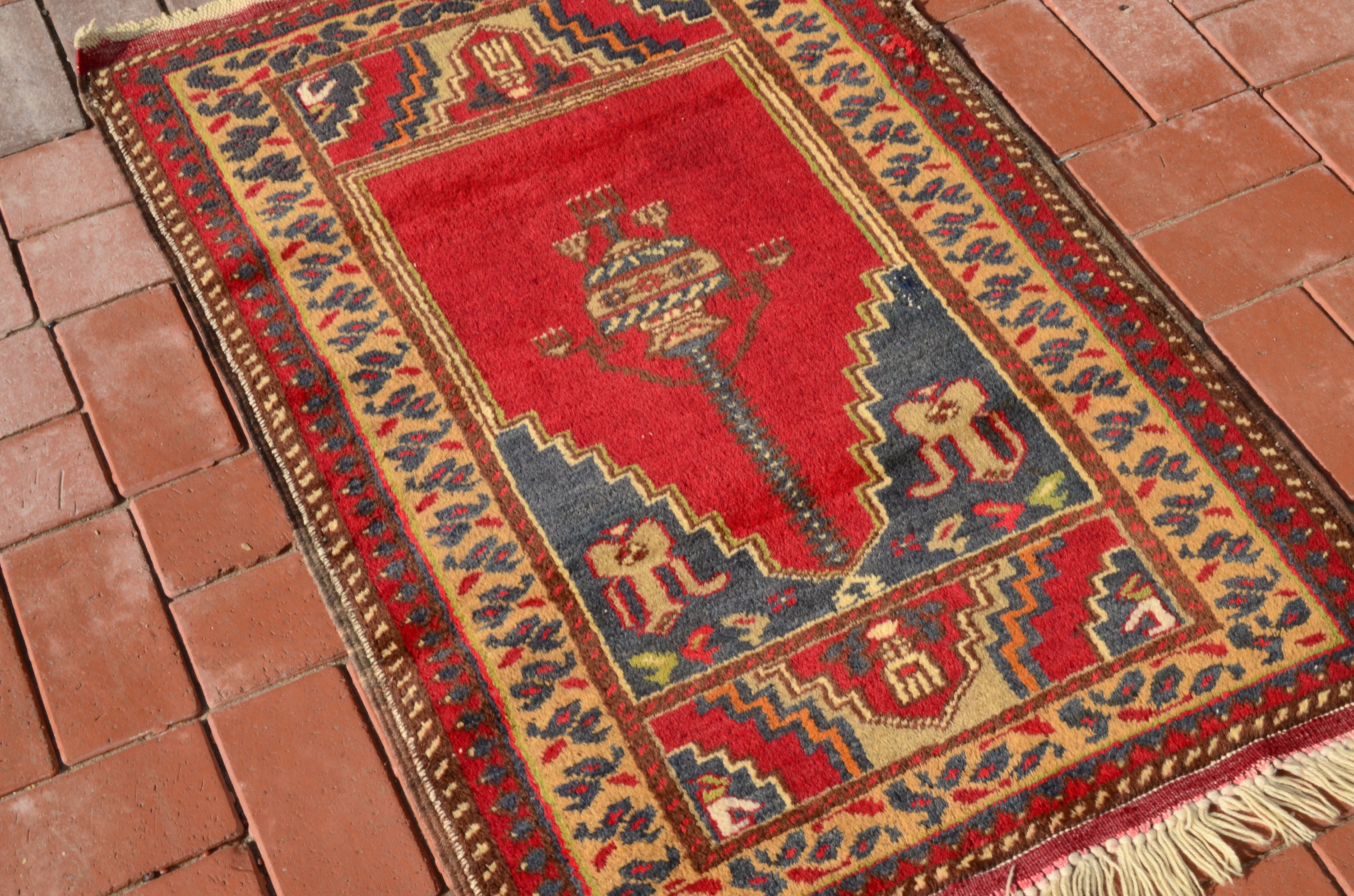 Organıc Wool Rug, Hanmade Rug, Turkish Carpet, Small Rug, Bohemian Rug ...