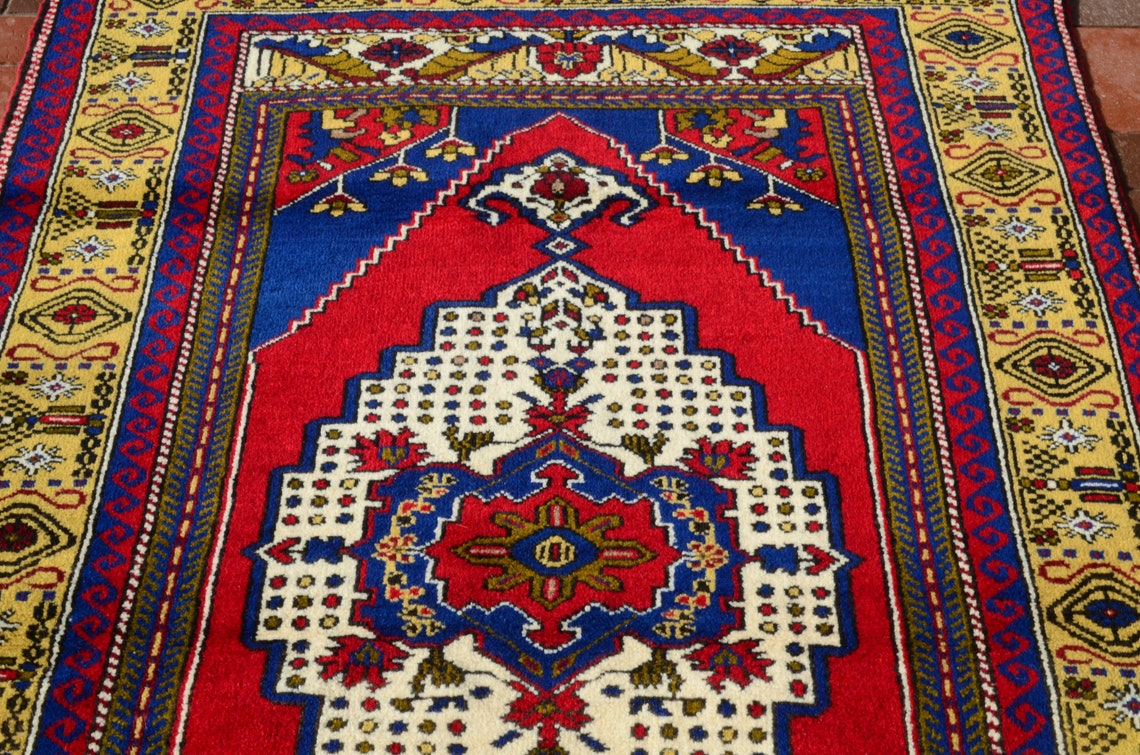 Türkischer Teppich Boho Teppich Teppich Oushak Teppich | Etsy