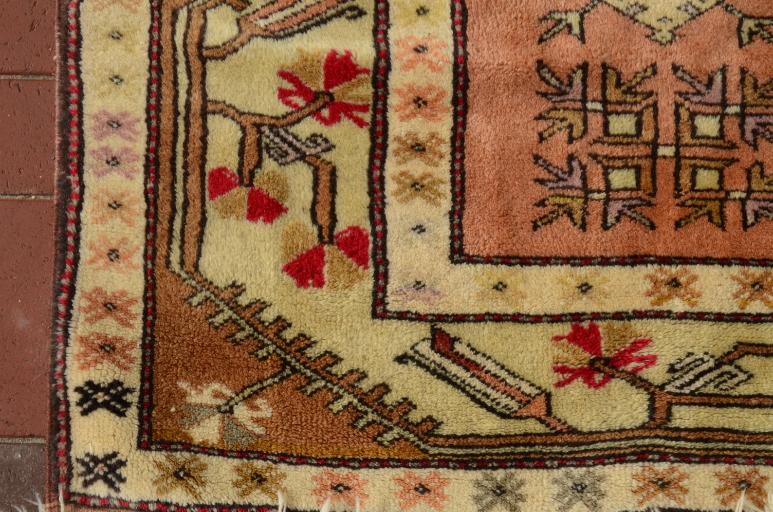 PastellFarbener Teppich Handgemachter türkischer Teppich | Etsy