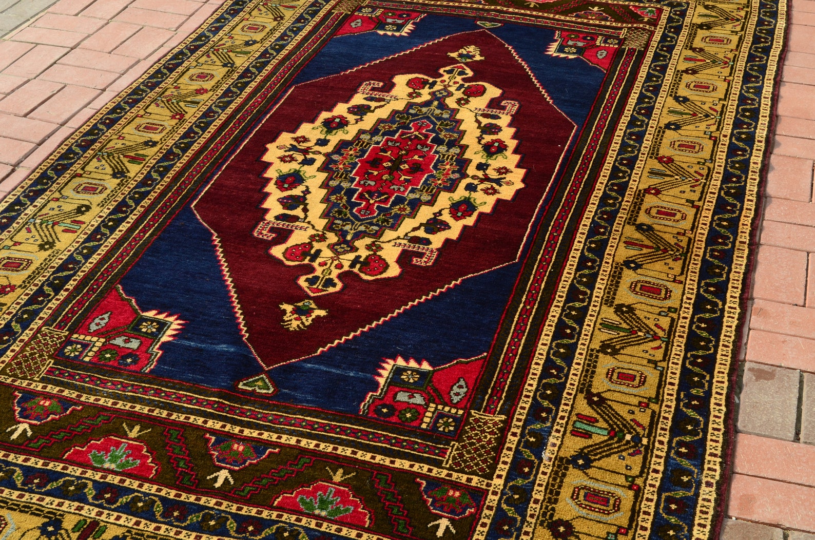 Oversıze Teppich Türkischer Teppich Vintage Teppich Oushak | Etsy