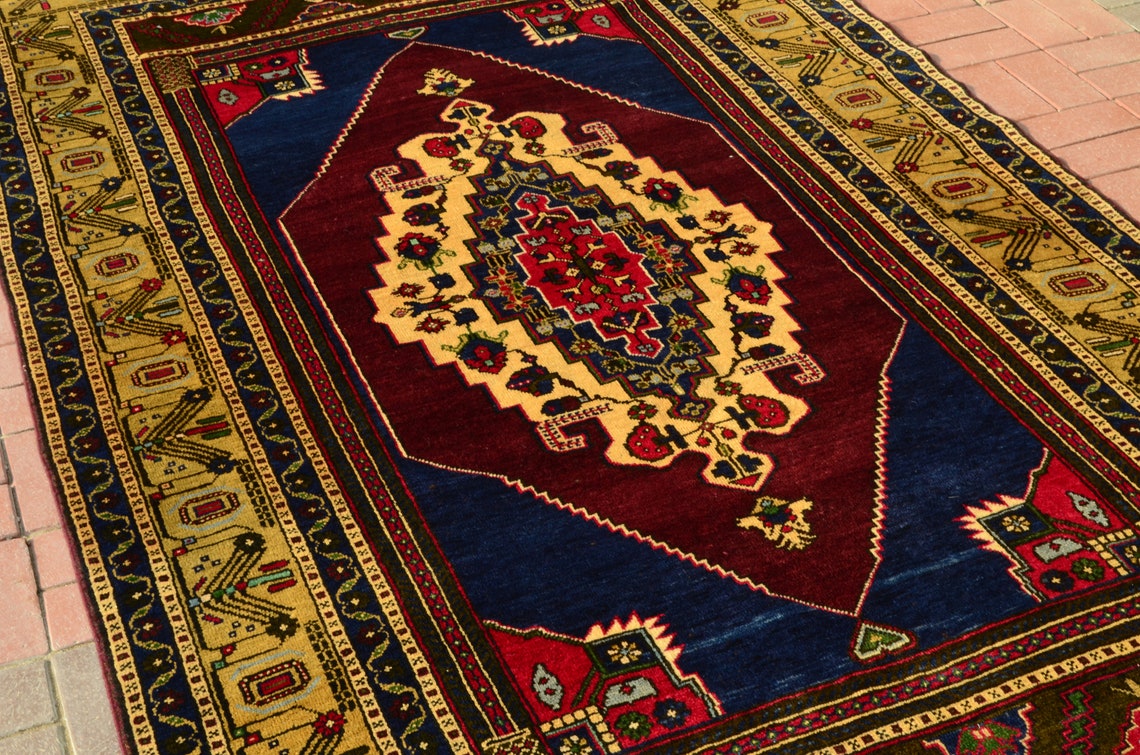 Oversıze Teppich Türkischer Teppich Vintage Teppich Oushak | Etsy