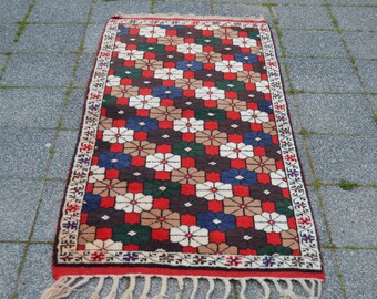 Corridor Runner rug, Turkish Runner rug, Handmade Runner, Oushak Runner rug, Hallway carpet, Rare Runner rug, Nomad Runner rug 2.60x5.60ft