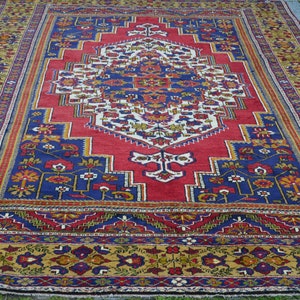 Oversize Turkish rug, Living Room rug, Large Oushak rug, Bohemian rug, Handmade rug, Unique rug, Dining Room rug, Turkey rug 7.50x12.80ft