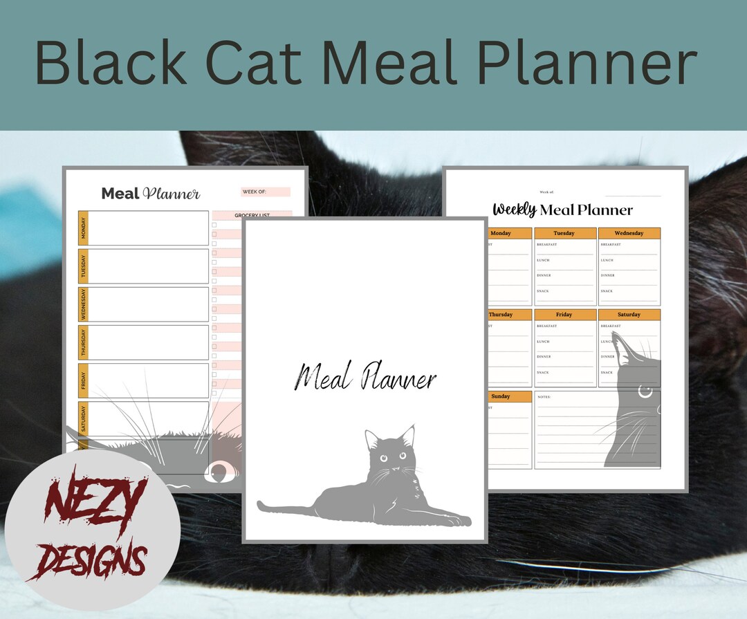 black-cat-meal-planner-etsy