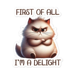 First of all, I’m a delight - Bubble-free stickers