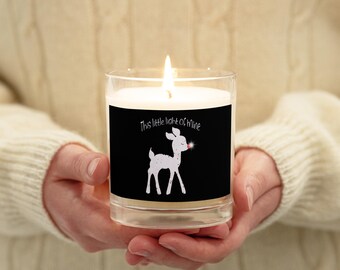 This little light of mine - Glass jar soy wax candle