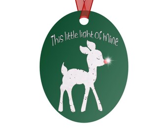 This little light of mine - Double-sided ceramic ornaments