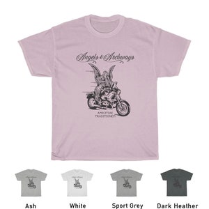 Angels and Archways Motorcycle Angel Heavy Cotton Tee - I Think You Should Leave