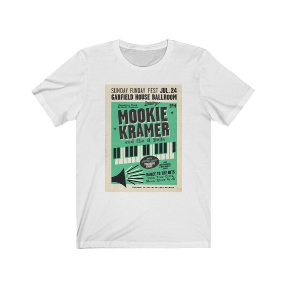 Mookie Kramer and the 8 Balls Vintage Jazz Poster Shirt Inspired