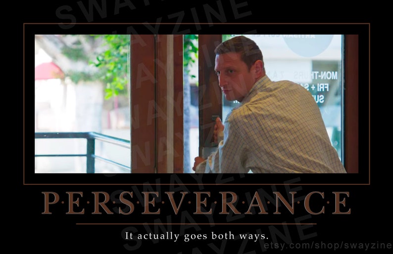 Perseverance I Think You Should Leave motivational poster image 1