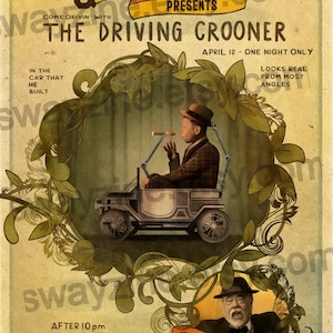 Der fahrende Crooner - I Think You Should Leave - Vaudeville Poster