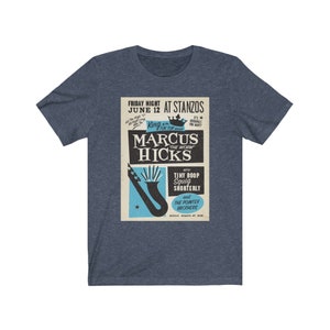 Marcus "the worm" Hicks Vintage Jazz Poster Shirt inspiriert von I Think You Should Leave