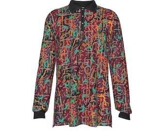 Complicated Dan Flashes Long Sleeve Polo Shirt