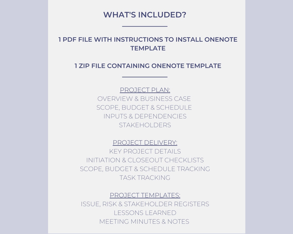 one note project template one note project template
