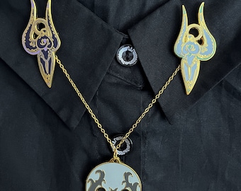 FFXIV Ancient Primals Enamel Pins
