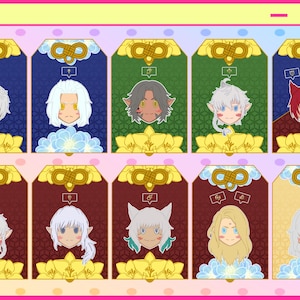 FFXIV Trust Omamori Wooden Charms
