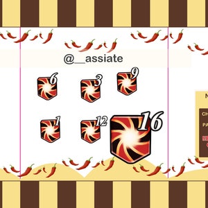 Puede incluir: Un fondo blanco con un gráfico de chile rojo y negro. El gráfico tiene un sol blanco en el centro y el número 16 en la esquina superior derecha. El texto "NUTRITION FACTS" está en negro sobre fondo blanco. El texto "CHILI" y "PAIN" está en negro sobre fondo blanco. El texto "50%" está en negro sobre fondo blanco. El texto "EAT AT YOUR OWN RISK!" está en negro sobre fondo blanco.