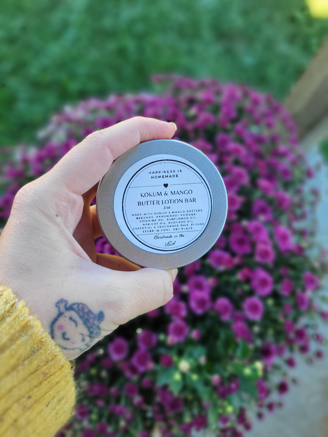 Kokum & Mango Butter Lotion Bar Etsy