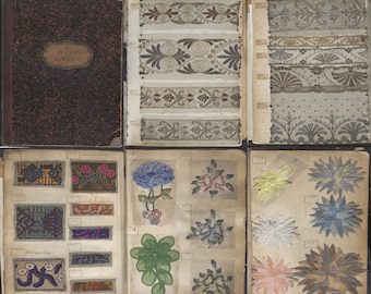 Sample book of trims, French Language, Published 1908
