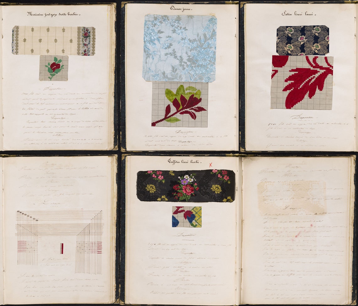 Weaving Design Book, 1890, Vintage Weaving Ebook Containing Illustrated