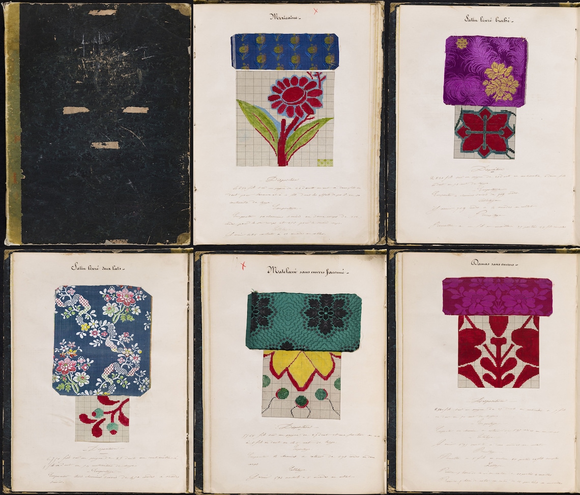 Weaving Design Book, 1890, Vintage Weaving Ebook Containing Illustrated